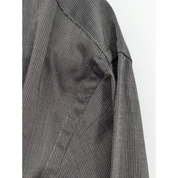 John Varvatos Button Up Shirt Men Size L Micro Striped Woven Casual Smart Office - Picture 3 of 11